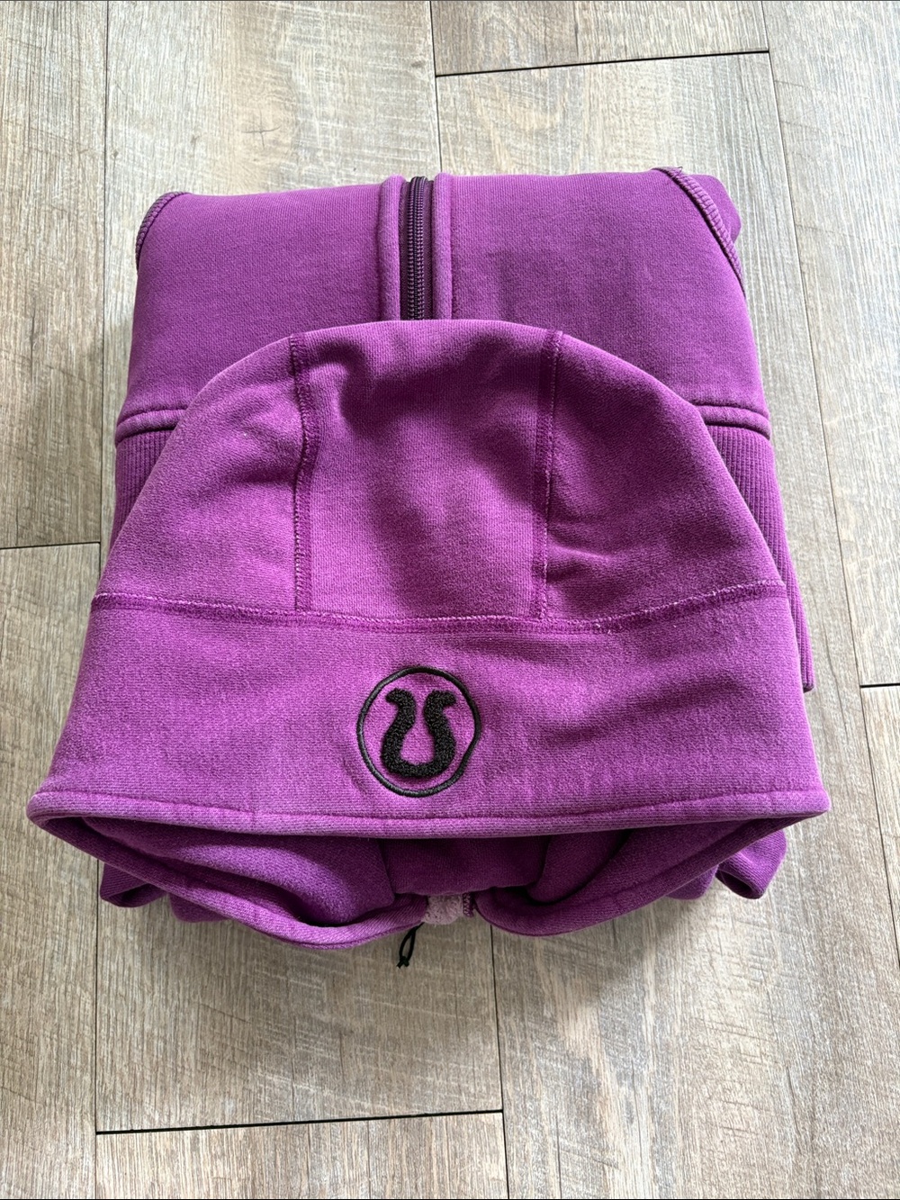 Lululemon Athletica Purple Full-Zip Hooded Jacket
